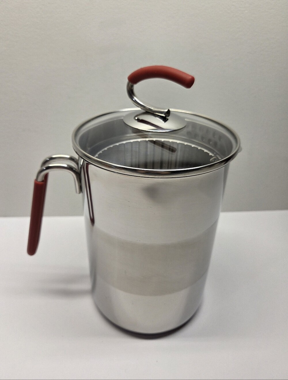 Kuhn Rikon 12-Cup 4th Burner Pot with Steamer Basket & Straining Lid